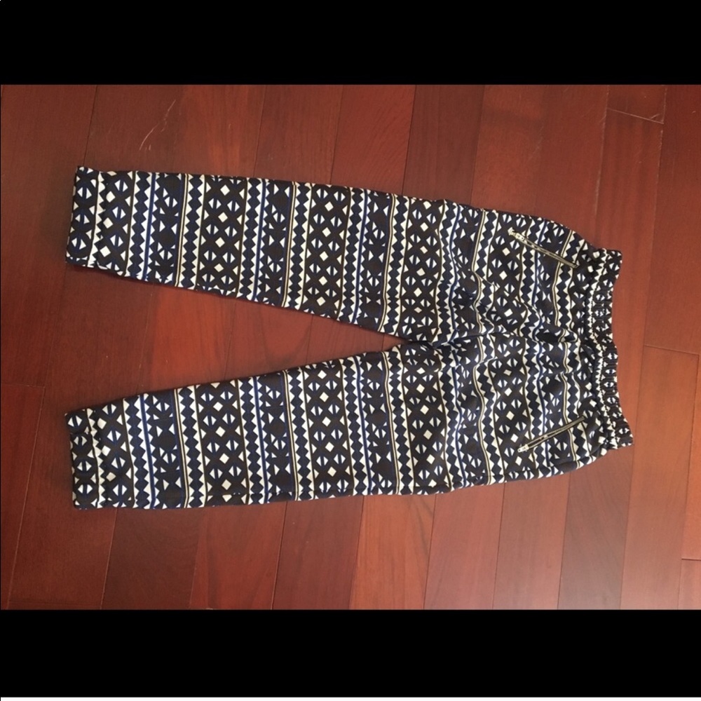 J. Crew Geometrical Pattern Jogger